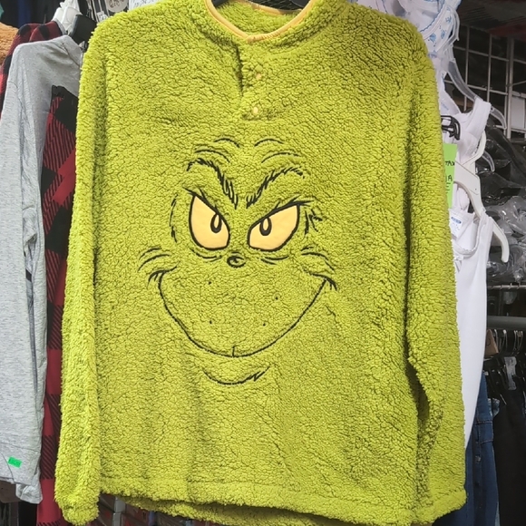 Dr. Seuss Green Grinch Sweater - Picture 3 of 6
